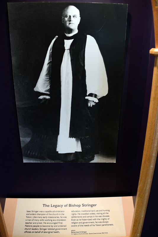 02F The Legacy Of Bishop Springer Photo And Display Inside The Old Log Church In Whitehorse Yukon